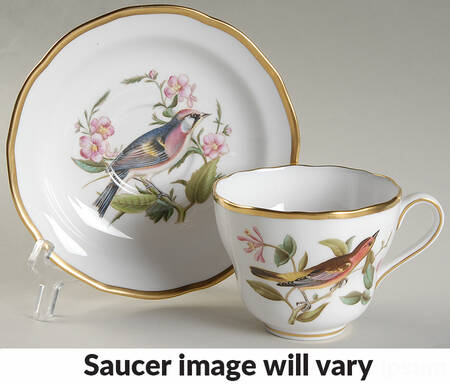 Audubon Birds Flat Cup & Saucer Set
