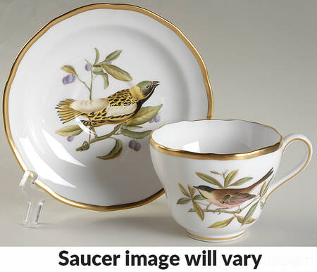 Audubon Birds Flat Cup & Saucer Set