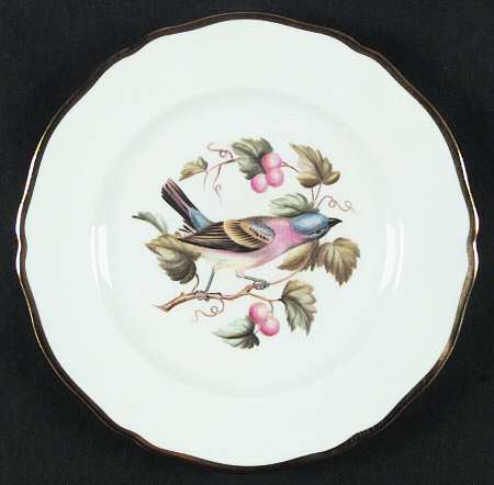 Audubon Birds Salad Plate
