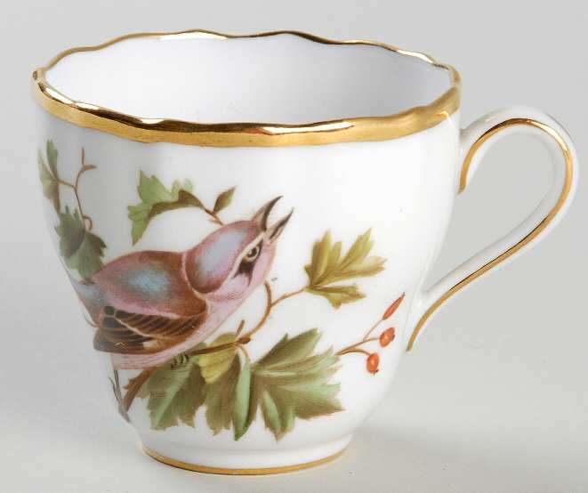 Audubon Birds Flat Demitasse Cup