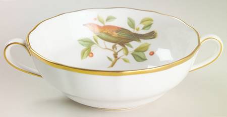 Audubon Birds Flat Cream Soup Bowl