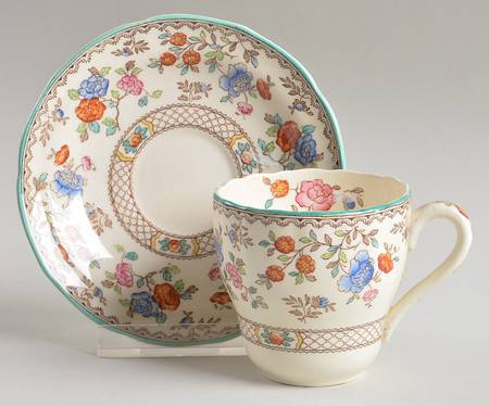 Audley Flat Demitasse Cup & Saucer Set