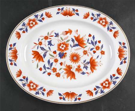 Baroda 15" Oval Serving Platter