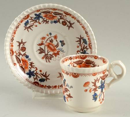 Bang Up Flat Demitasse Cup & Saucer Set