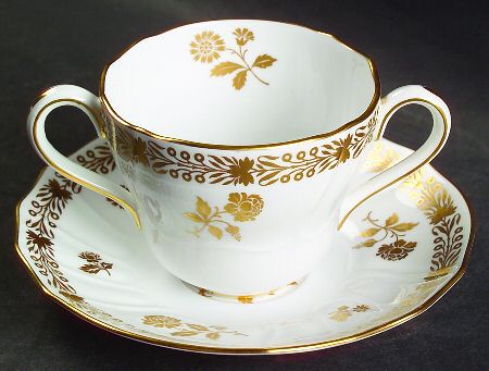 Beaumont Flat Bouillon Cup & Saucer