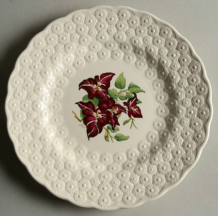 Bermuda Flowers Luncheon Plate