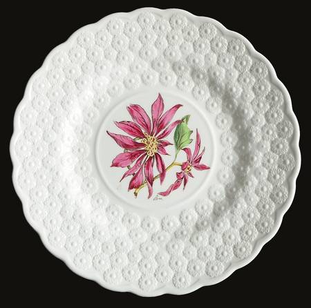 Bermuda Flowers Luncheon Plate