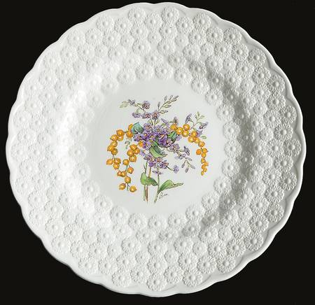 Bermuda Flowers Luncheon Plate