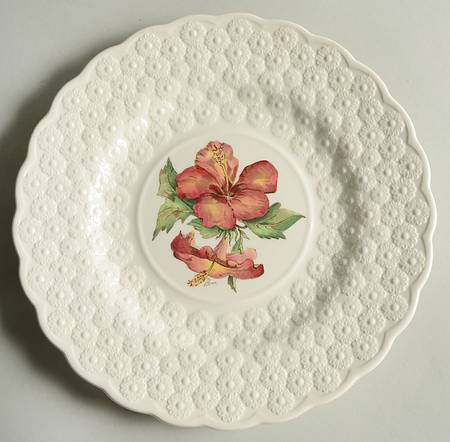 Bermuda Flowers Luncheon Plate
