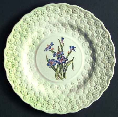 Bermuda Flowers Luncheon Plate