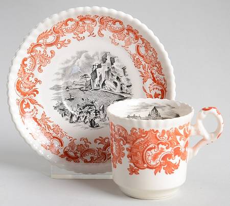 Beverley Flat Demitasse Cup & Saucer Set