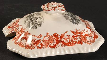 Beverley Lid for Sauce Boat with Attached Underplate