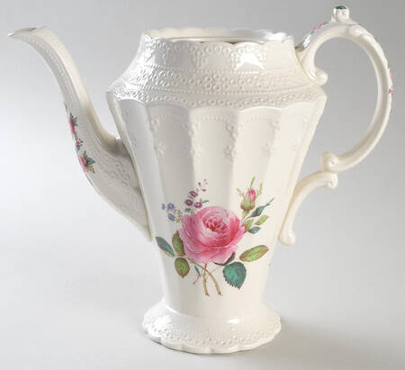 Billingsley Rose Pink (Old Backstamp) Coffee Pot No Lid