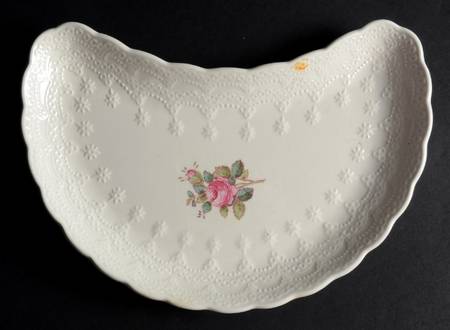 Billingsley Rose Pink (Old Backstamp) Crescent Salad Plate