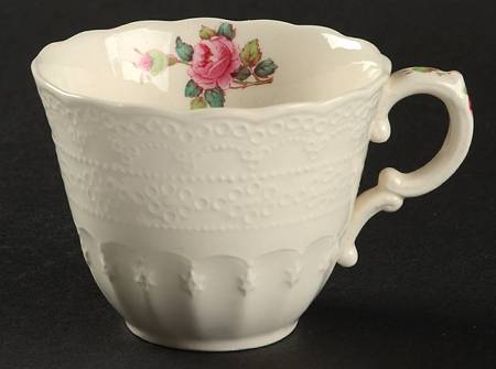 Billingsley Rose Pink (Old Backstamp) Flat Demitasse Cup