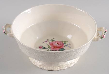 Billingsley Rose Pink (Old Backstamp) Round Vegetable No Lid