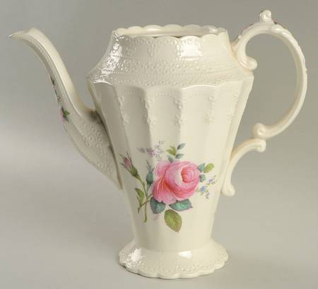 Billingsley Rose Pink (Old Backstamp) Coffee Pot No Lid