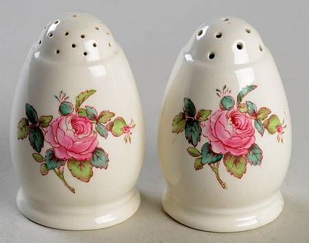 Billingsley Rose Pink (Old Backstamp) Salt & Pepper Set