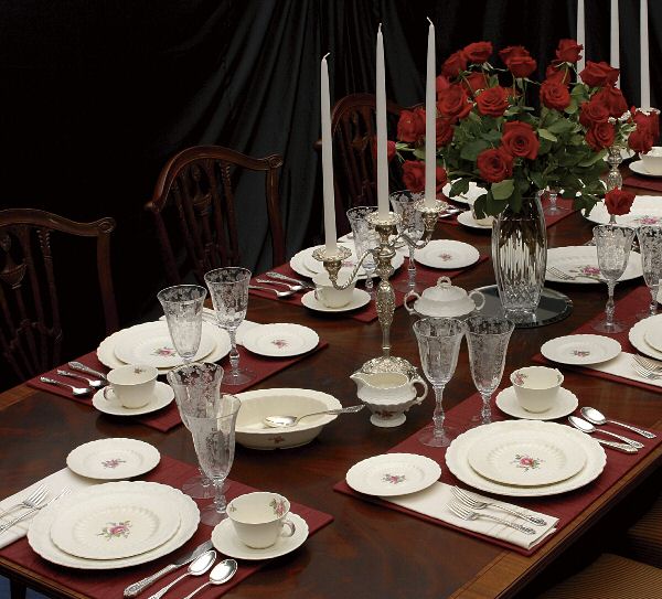 Billingsley Rose Pink (Old Backstamp) 47 Piece Estate Set