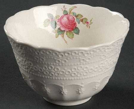 Billingsley Rose Pink (Old Backstamp) Open Sugar Bowl