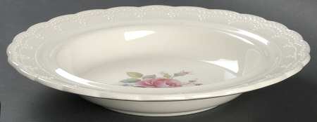Billingsley Rose Pink (Old Backstamp) Muffin Dish No Lid
