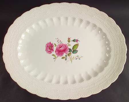 Billingsley Rose Pink (Old Backstamp) 17" Oval Serving Platter