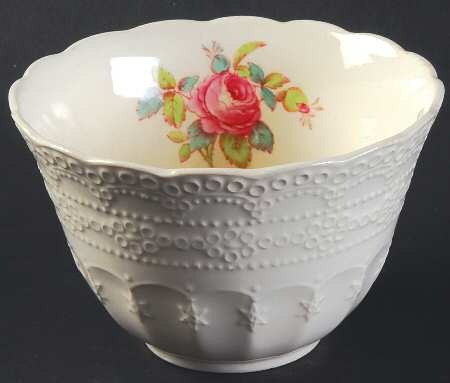 Billingsley Rose Pink (Old Backstamp) Open Sugar Bowl