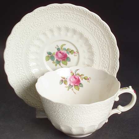 Billingsley Rose Pink (Old Backstamp) Oversized Cup & Saucer Set