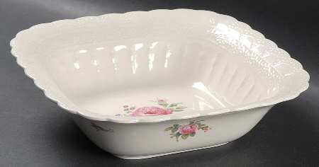 Billingsley Rose Pink (Old Backstamp) 9" Square Vegetable Bowl