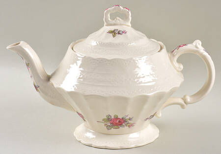 Billingsley Rose Pink (New Backstamp) Teapot & Lid