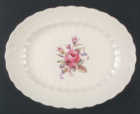 Billingsley Rose Pink (New Backstamp) 13" Oval Serving Platter