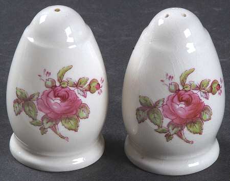 Billingsley Rose Pink (New Backstamp) Salt & Pepper Set