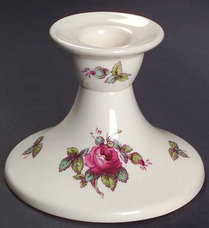 Billingsley Rose Pink (New Backstamp) 3" Candlestick