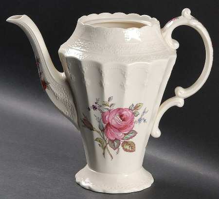 Billingsley Rose Pink (New Backstamp) Coffee Pot No Lid