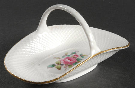 Billingsley Rose Spray Small Basket