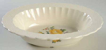 Billingsley Rose Yellow (Jewel) 9" Oval Vegetable Bowl