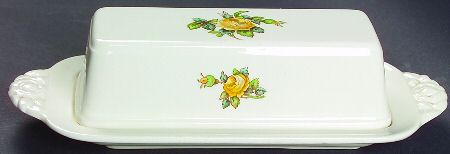 Billingsley Rose Yellow (Jewel) 1/4 Lb Covered Butter