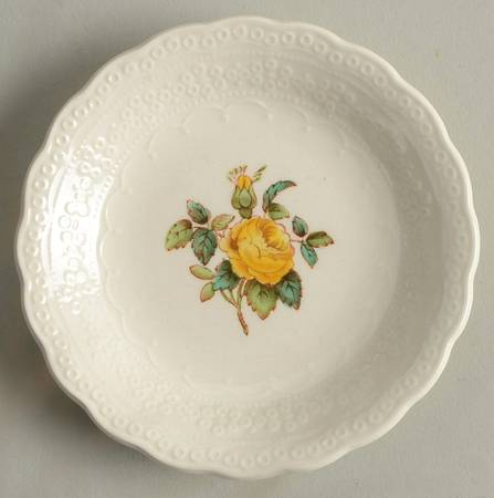 Billingsley Rose Yellow (Jewel) Butter Pat