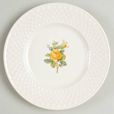 Billingsley Rose Yellow (Mansard) Bread & Butter Plate