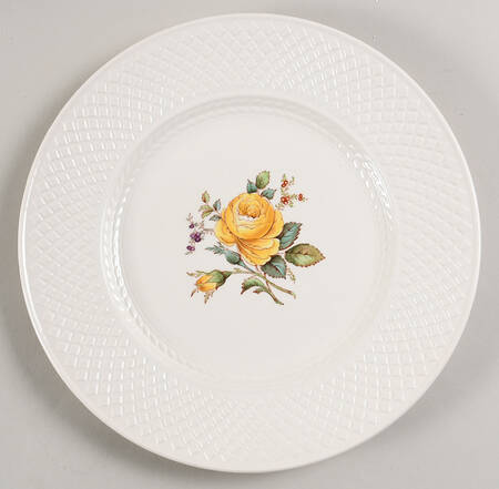 Billingsley Rose Yellow (Mansard) Luncheon Plate