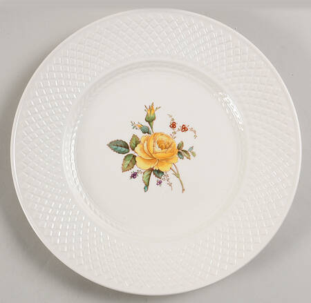 Billingsley Rose Yellow (Mansard) Luncheon Plate