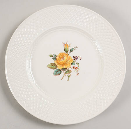 Billingsley Rose Yellow (Mansard) Luncheon Plate