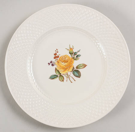 Billingsley Rose Yellow (Mansard) Luncheon Plate