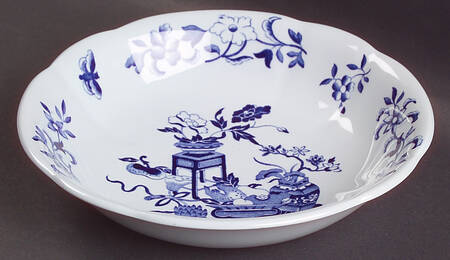 Blue Bowpot All Blue (Fine Newstone) Coupe Cereal Bowl