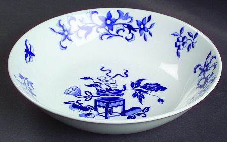 Blue Bowpot All Blue (Fine Newstone) Coupe Cereal Bowl
