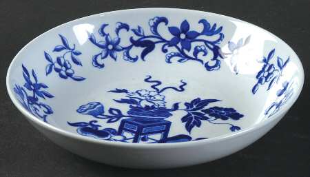 Blue Bowpot All Blue (Fine Newstone) Fruit/Dessert (Sauce) Bowl