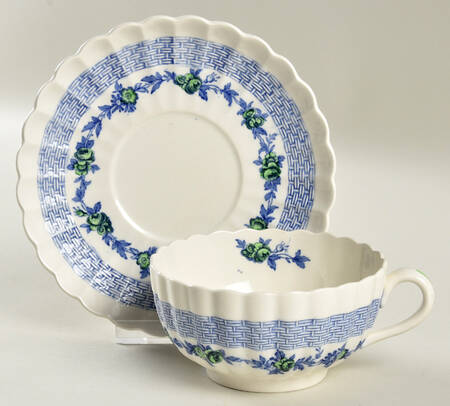 Blue Belle Oversized Cup & Saucer Set