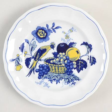 Blue Bird (Fine Stone) Bread & Butter Plate