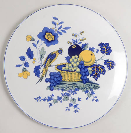 Blue Bird (Fine Stone) Cake Plate