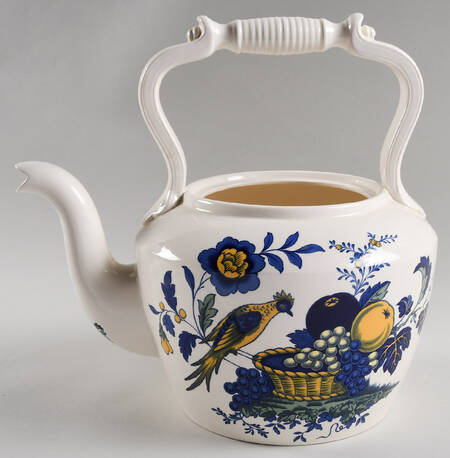 Blue Bird (Fine Stone) Kettle No Lid